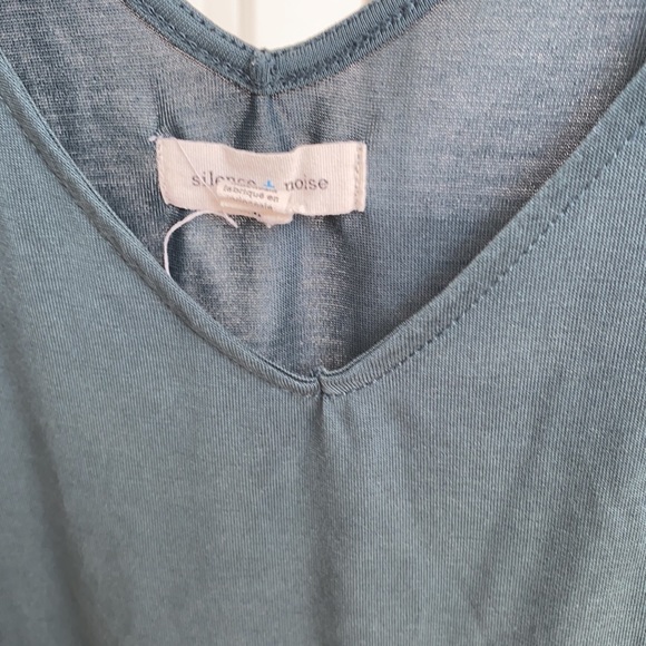 Green Silence + Noise Tank Top - Picture 3 of 3